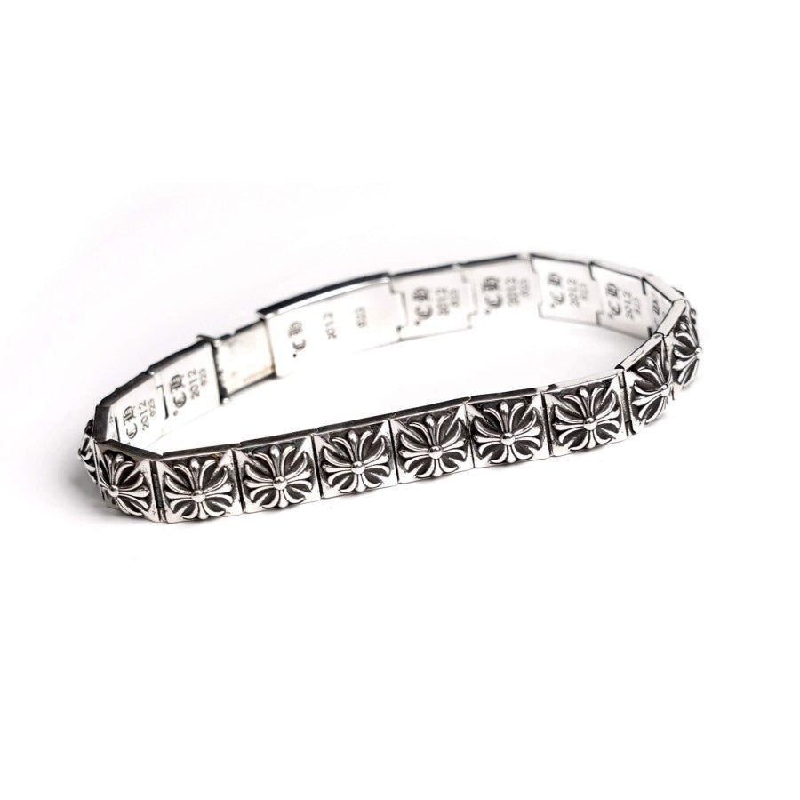 Chrome Hearts Pulsera con patrón cuadrado CH