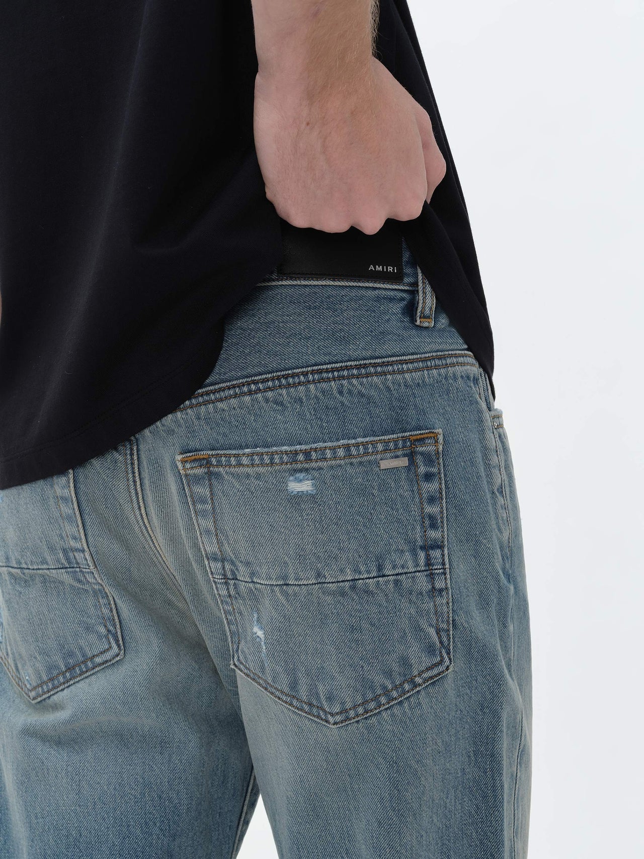 AMIRI RELEASED HEM STRAIGHT JEAN