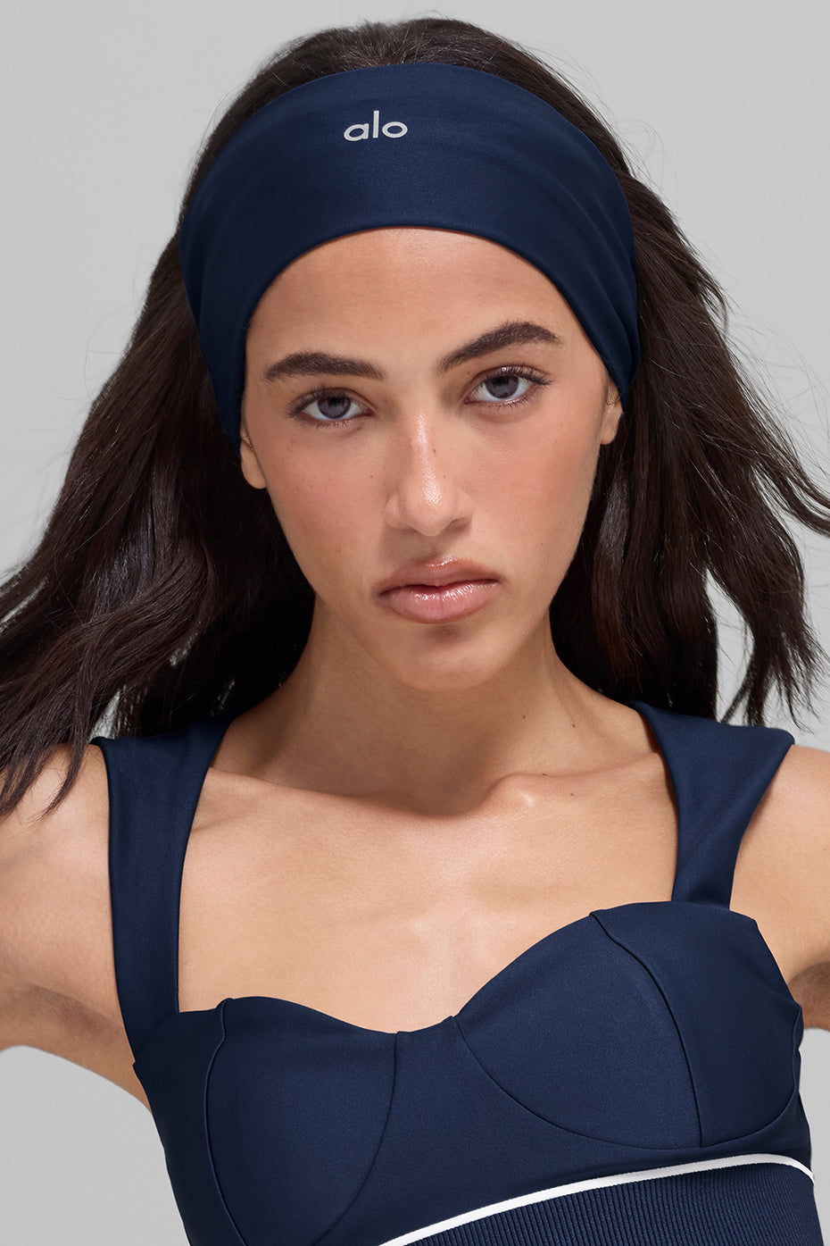 Alo Yoga Airlift Headband - Navy - imagen 1