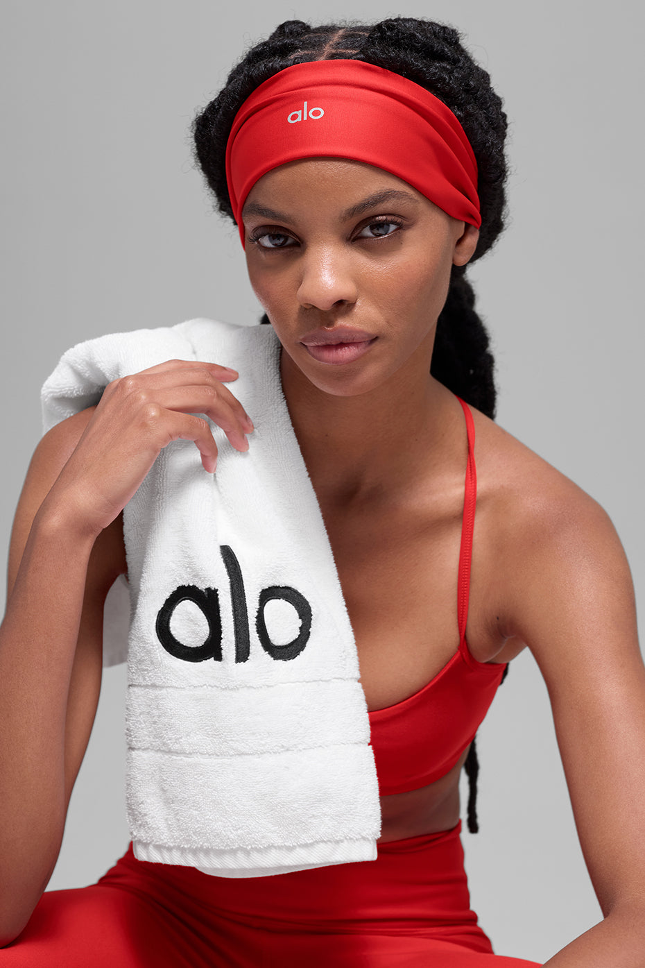 Alo Yoga Airlift Headband - Bright Red - imagen 1