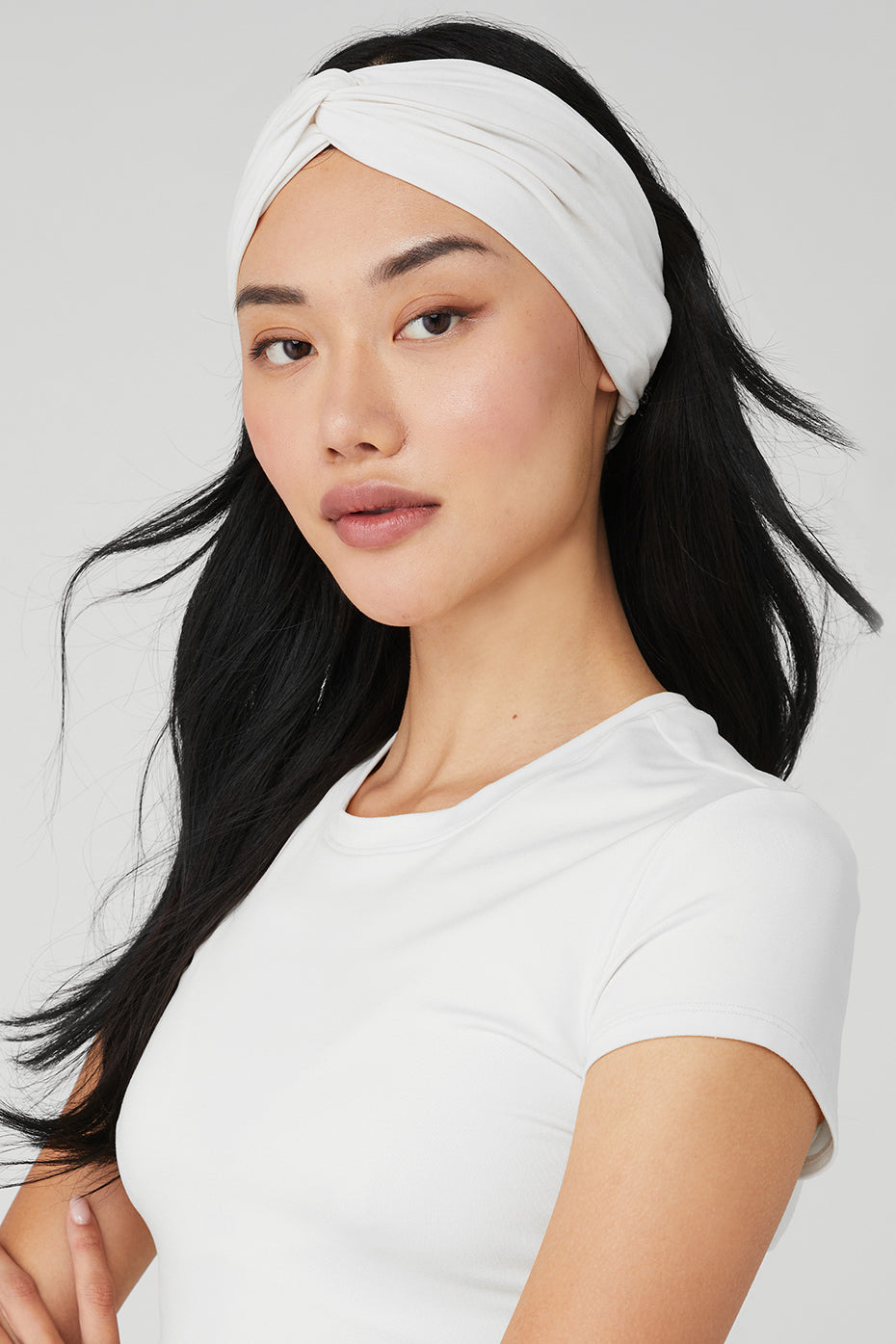 Alo Yoga Alosoft Headband - White - imagen 3
