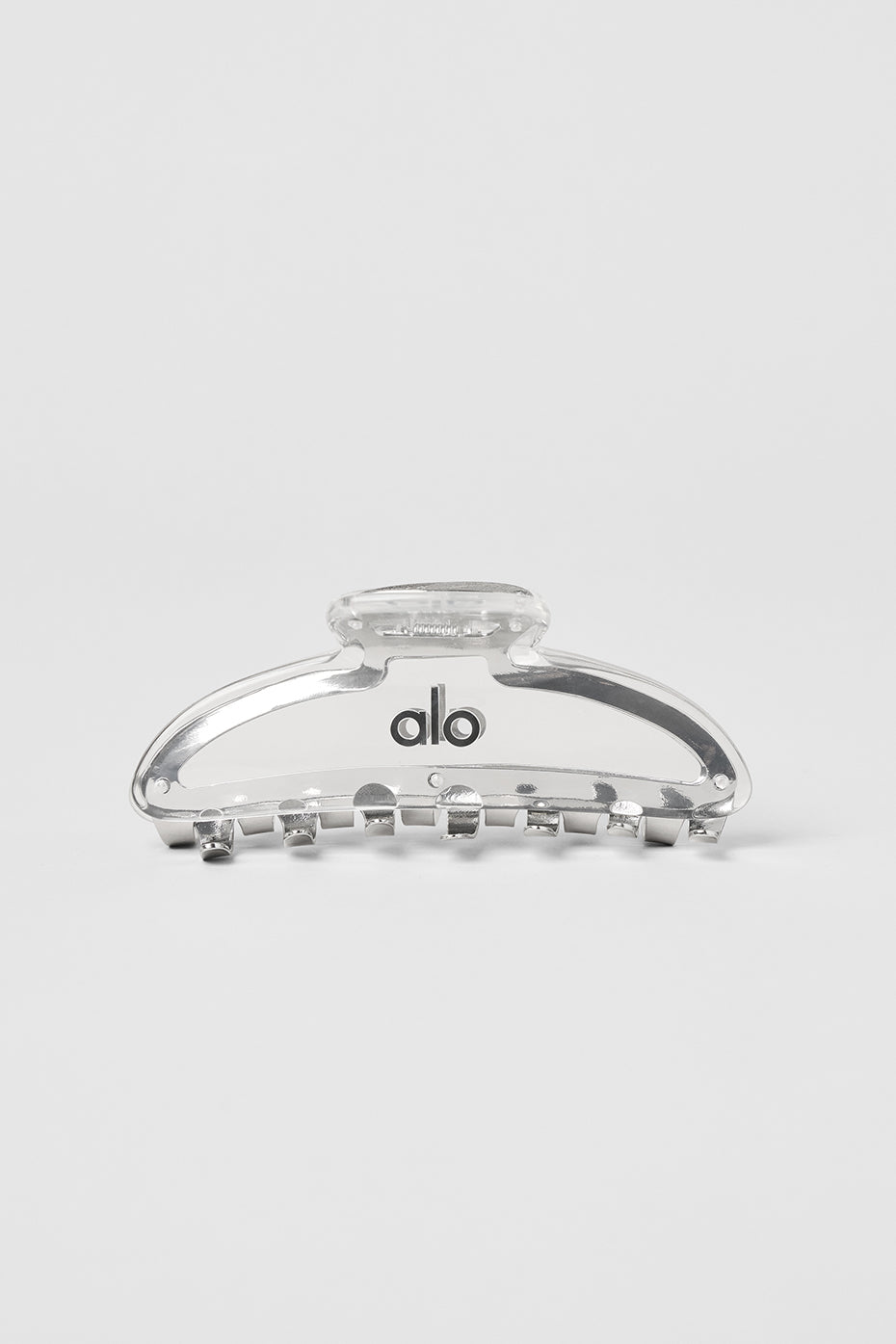 Alo Yoga Acrylic Illusion Claw Clip - Clear Acetate/Chrome - imagen 2