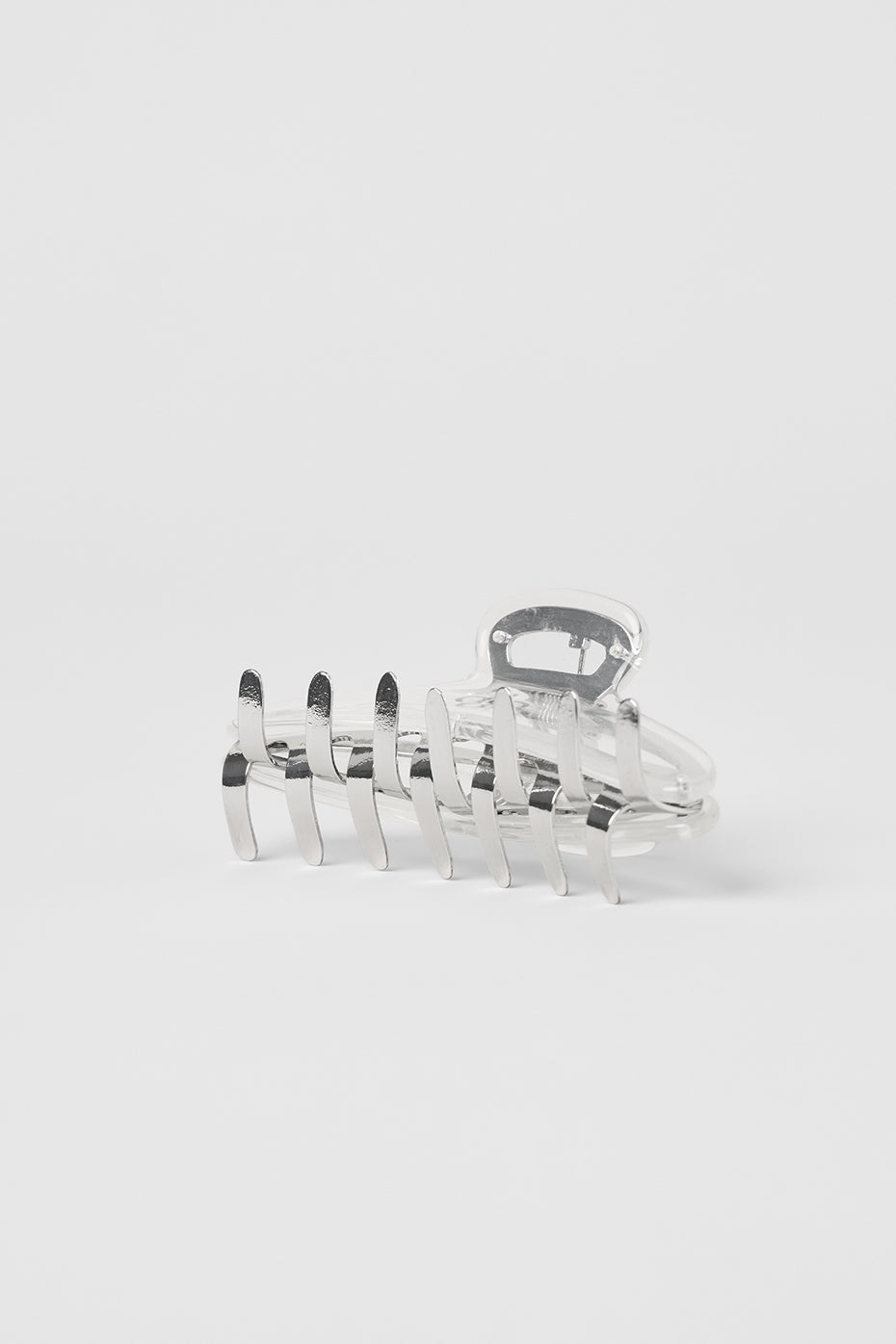 Alo Yoga Acrylic Illusion Claw Clip - Clear Acetate/Chrome - imagen 3
