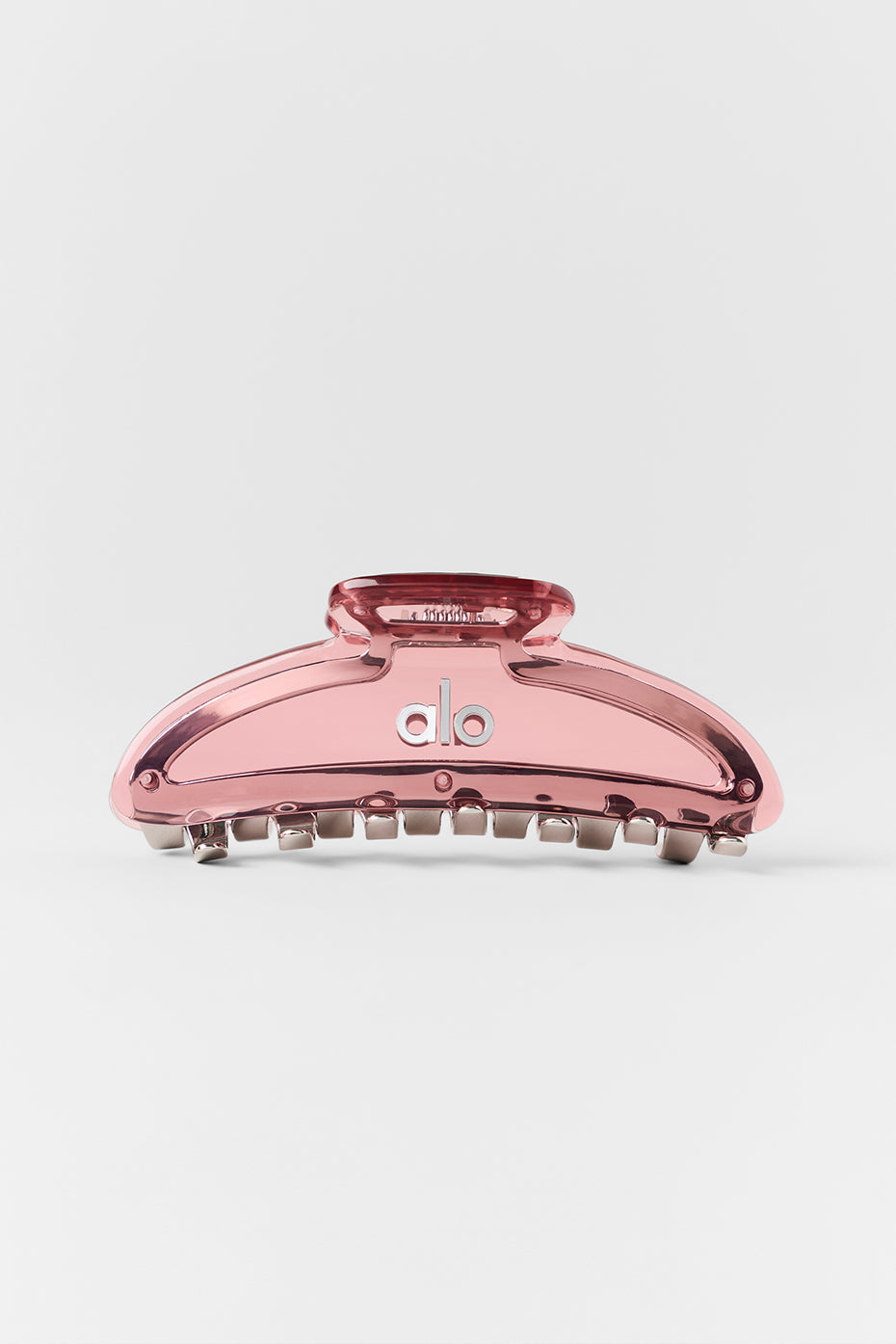 Alo Yoga Acrylic Illusion Claw Clip - Vintage Pink/Chrome - imagen 2