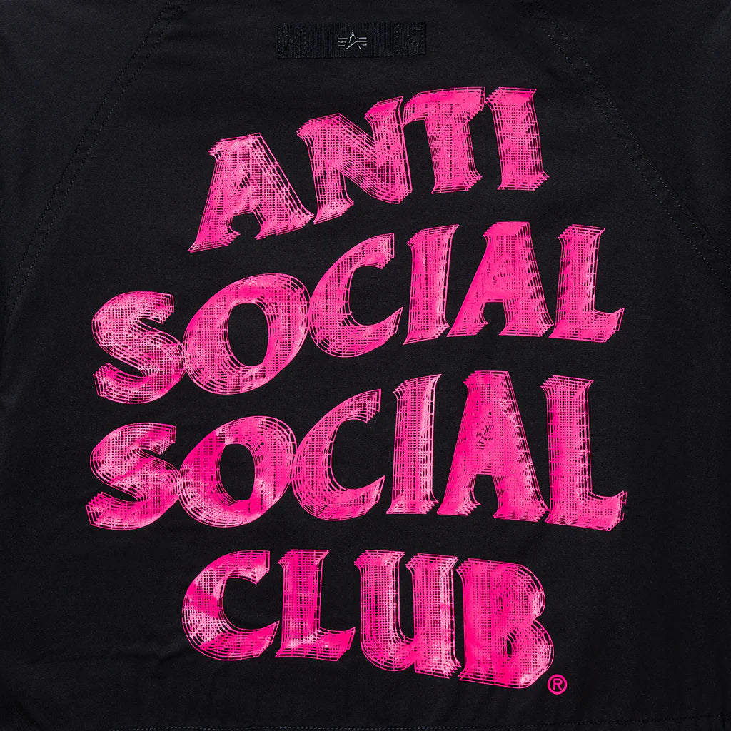 Jacket ASSC X Alpha M65 Black Hooded Field