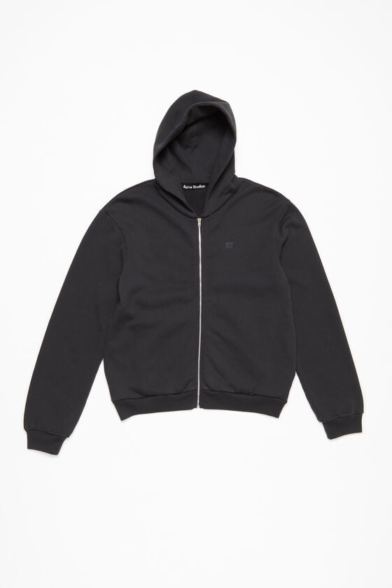 Acne Studios Face logo zip-up hoodie