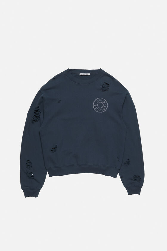 Acne Studios Distressed fleece sweatshirt