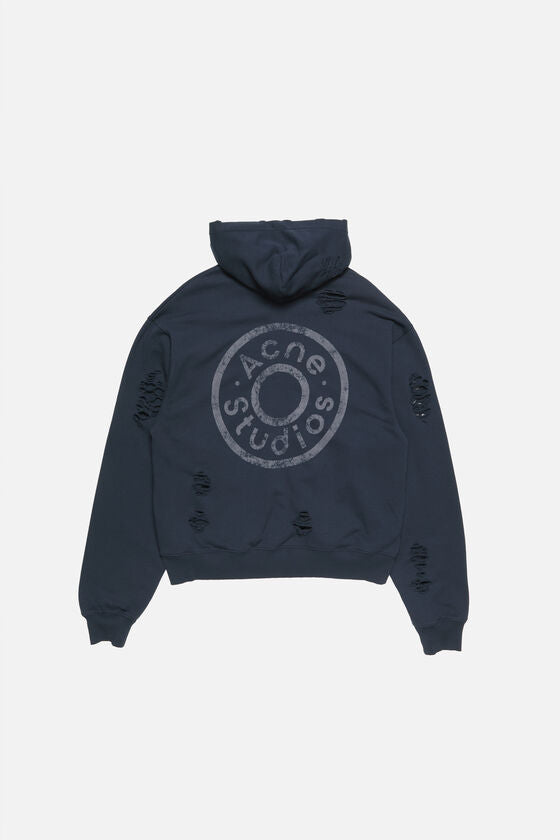 Acne Studios Distressed logo hoodie
