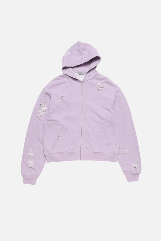 Acne Studios Distressed logo hoodie
