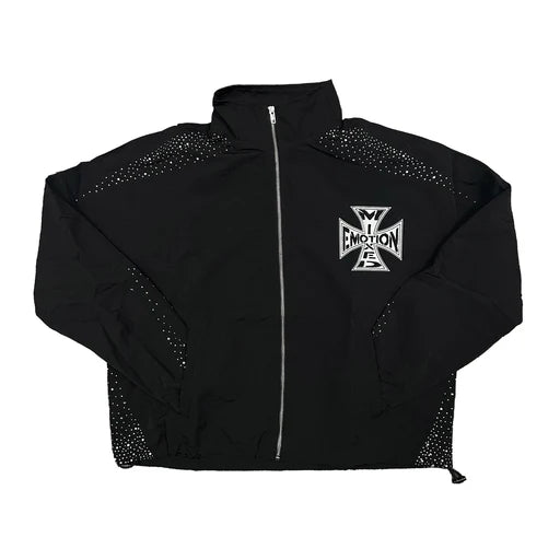 Mixed Emotion Black Classic Nylon Jacket