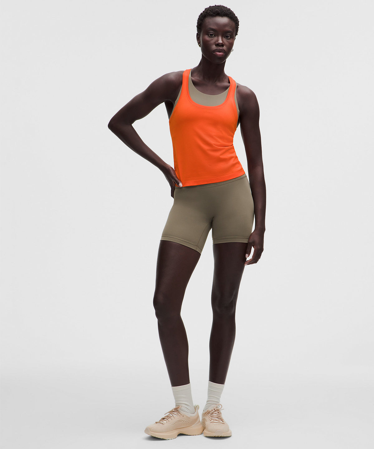Lululemon Swiftly Tech Racerback Tank Top 2.0 Waist Length - Orange Punch - imagen 3