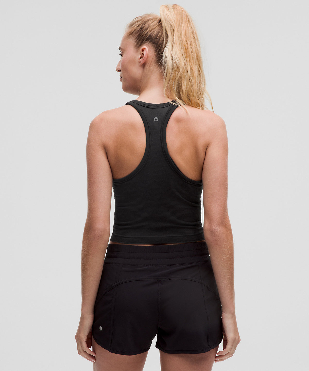 Lululemon Swiftly Tech Cropped Racerback Tank Top 2.0 - Black - imagen 3