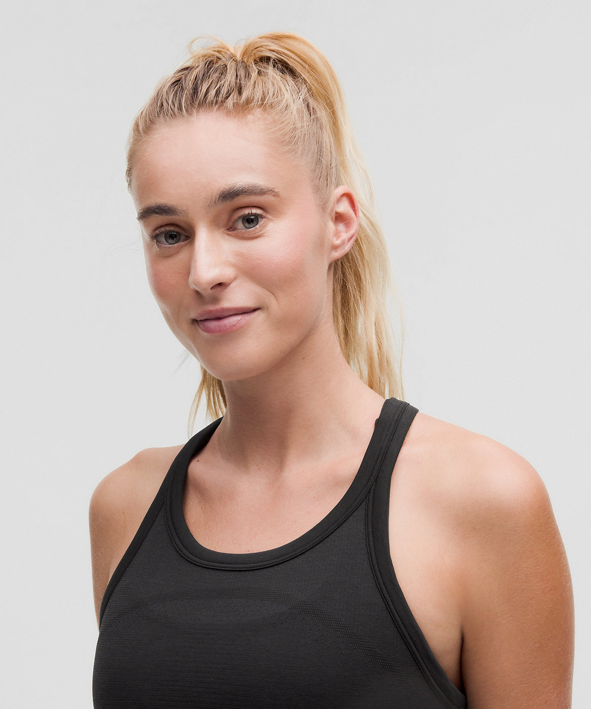 Lululemon Swiftly Tech Cropped Racerback Tank Top 2.0 - Black - imagen 4