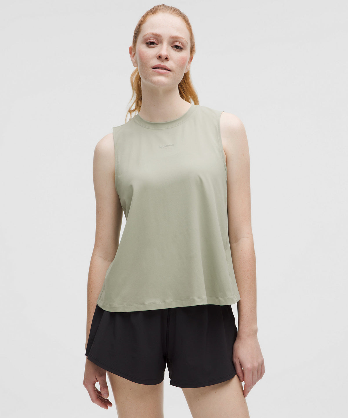 Lululemon Pace Crush Cross-Back Graphic Tank Top - Fog Green - imagen 1