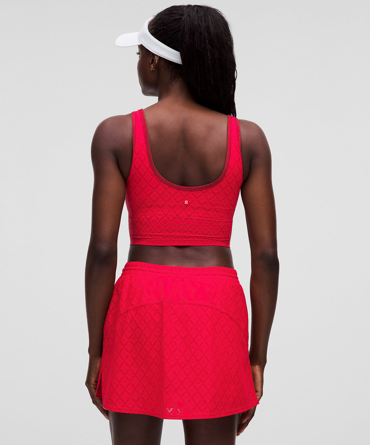 Lululemon Textured Mesh Tennis Tank Top Medium Support, B/C Cup - Lululemon Red - imagen 2