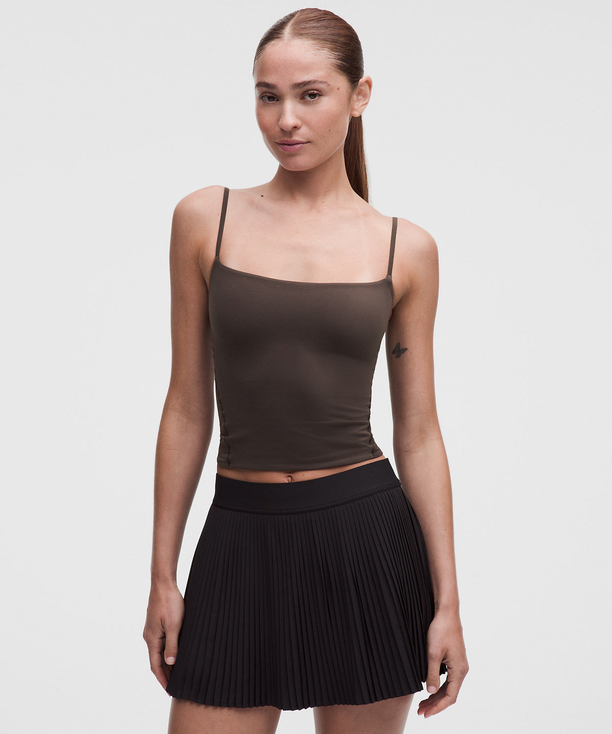 Lululemon Wundermost Ultra-Soft Nulu Spaghetti-Strap Adjustable Cami - Mahogany Muse - imagen 1