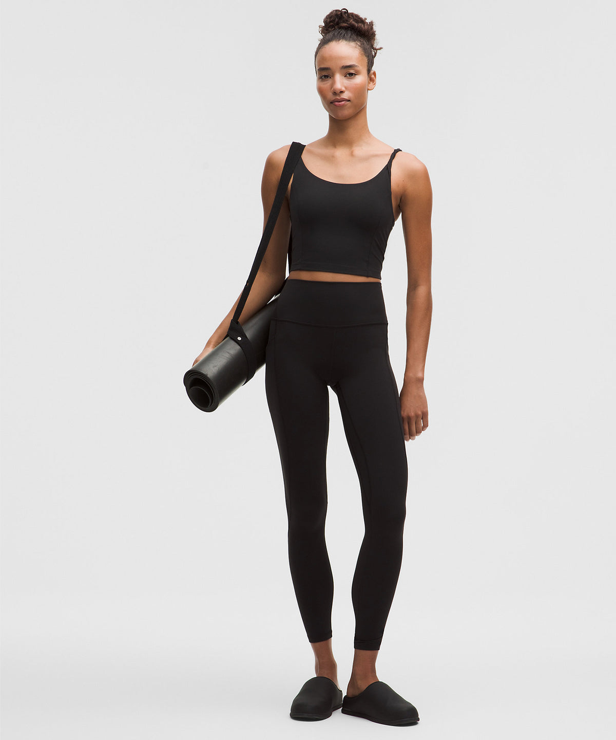 Lululemon Align™ Twist-Strap Cropped Tank Top Light Support, B/C Cup - Black - imagen 3