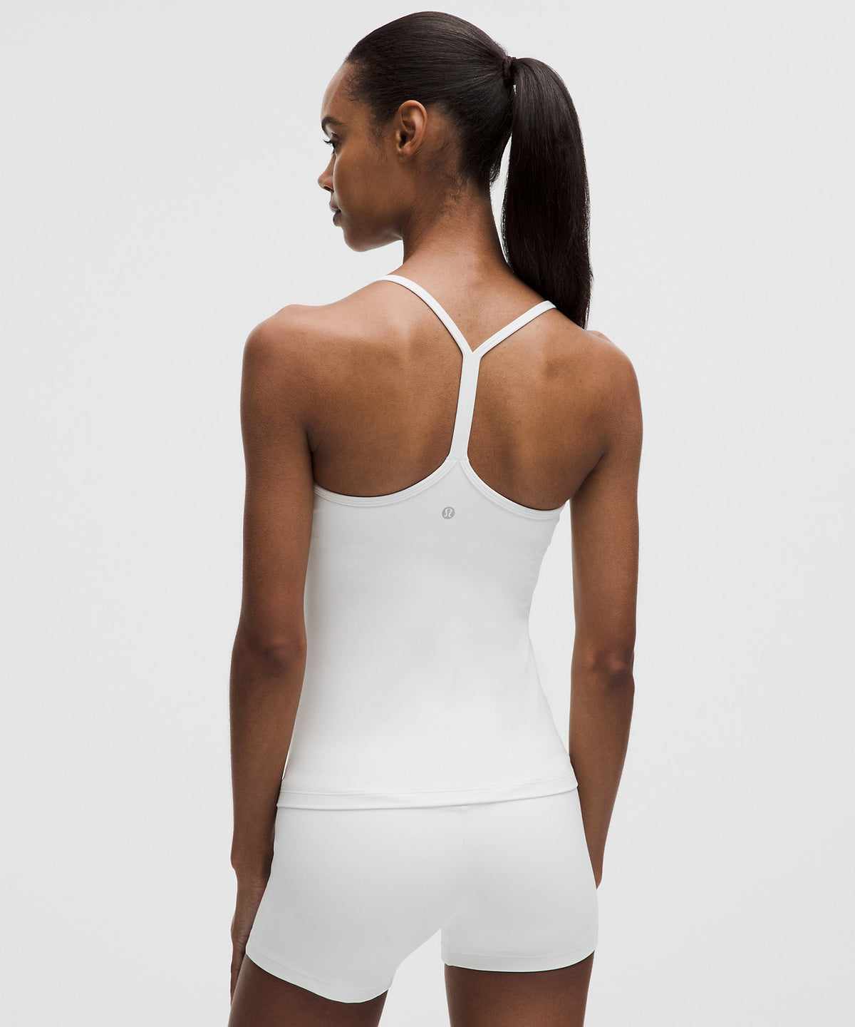 Lululemon Flow Y Tank Top Light Support, B/C Cup - White - imagen 2