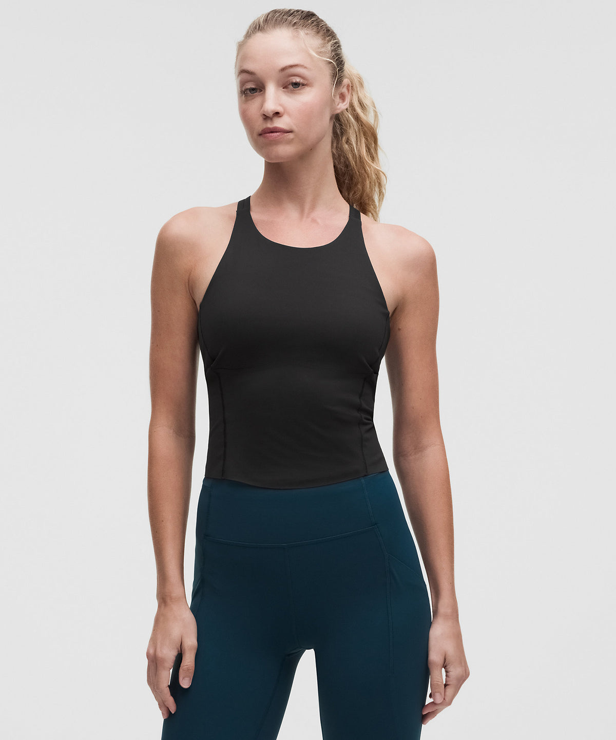 Lululemon Fast and Free Tank Top Medium Support, B/C Cup - Black - imagen 1
