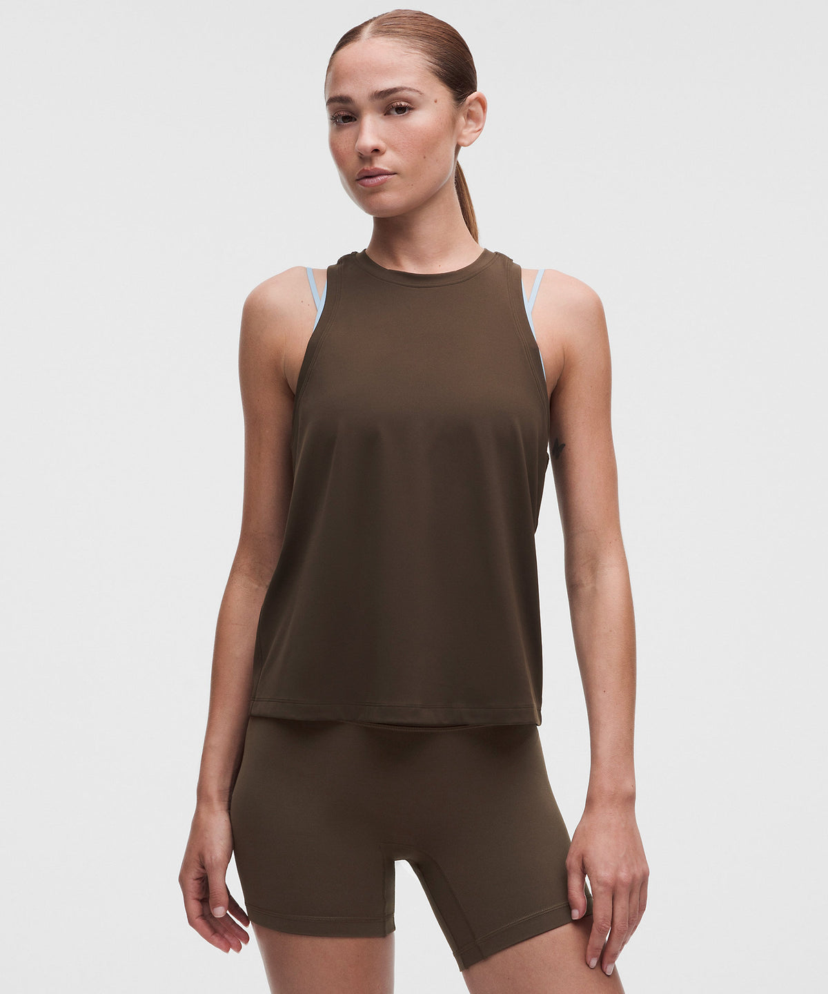 Lululemon Silky High-Neck Yoga Tank Top - Walnut Crunch - imagen 1