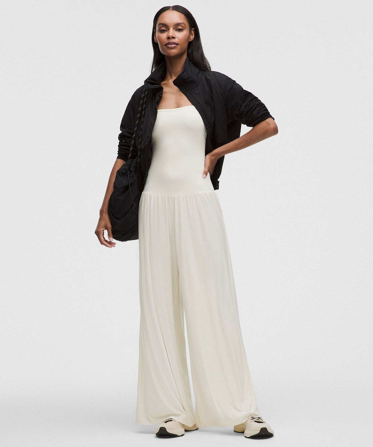 Lululemon 2-in-1 Wide-Leg Jumpsuit - Light Ivory - imagen 3