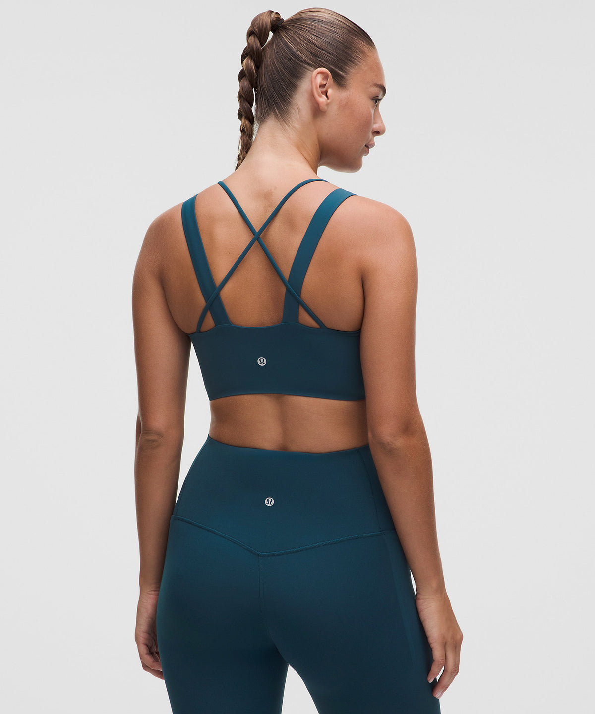 Lululemon Like a Cloud Longline Bra Light Support, D/DD Cup - Remixed Marine - imagen 2