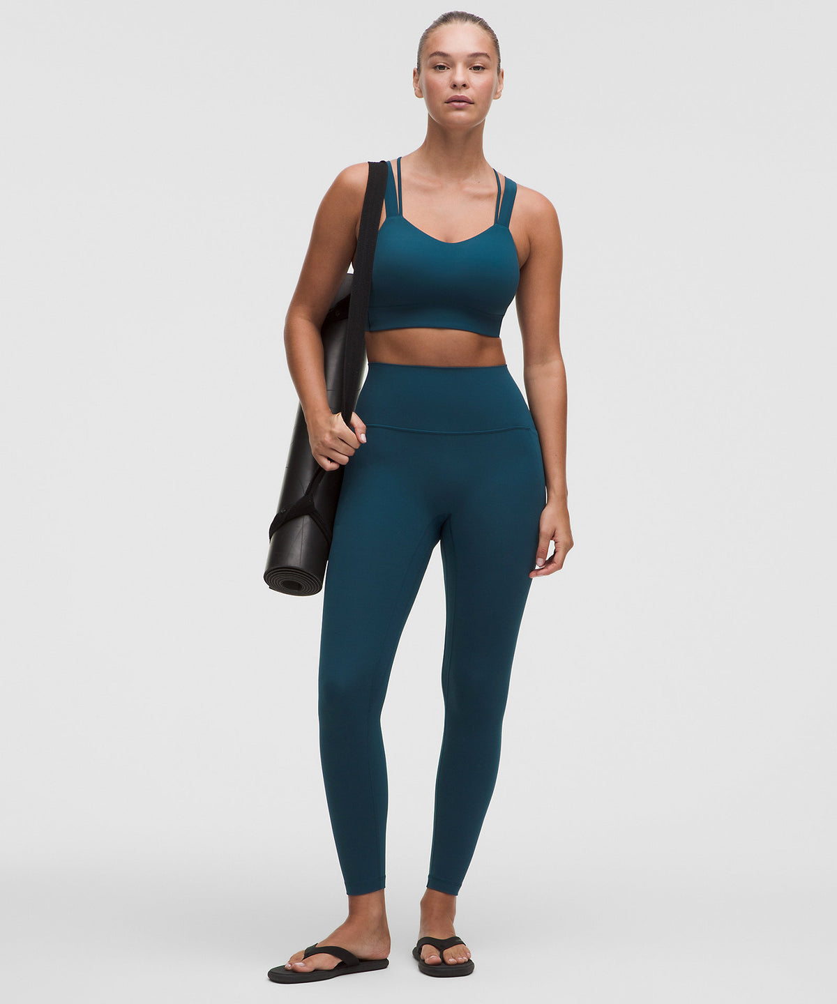 Lululemon Like a Cloud Longline Bra Light Support, D/DD Cup - Remixed Marine - imagen 3
