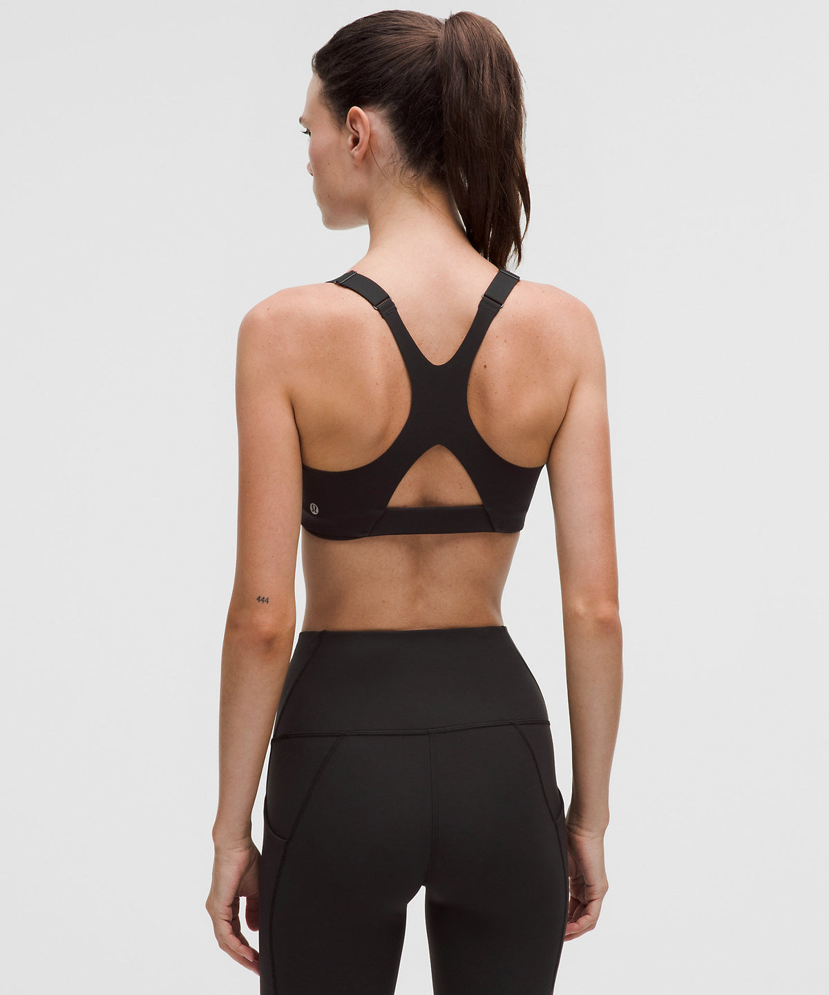 Lululemon Ultralu Square-Neck Workout Bra Medium Support, B/C Cup - Black - imagen 2