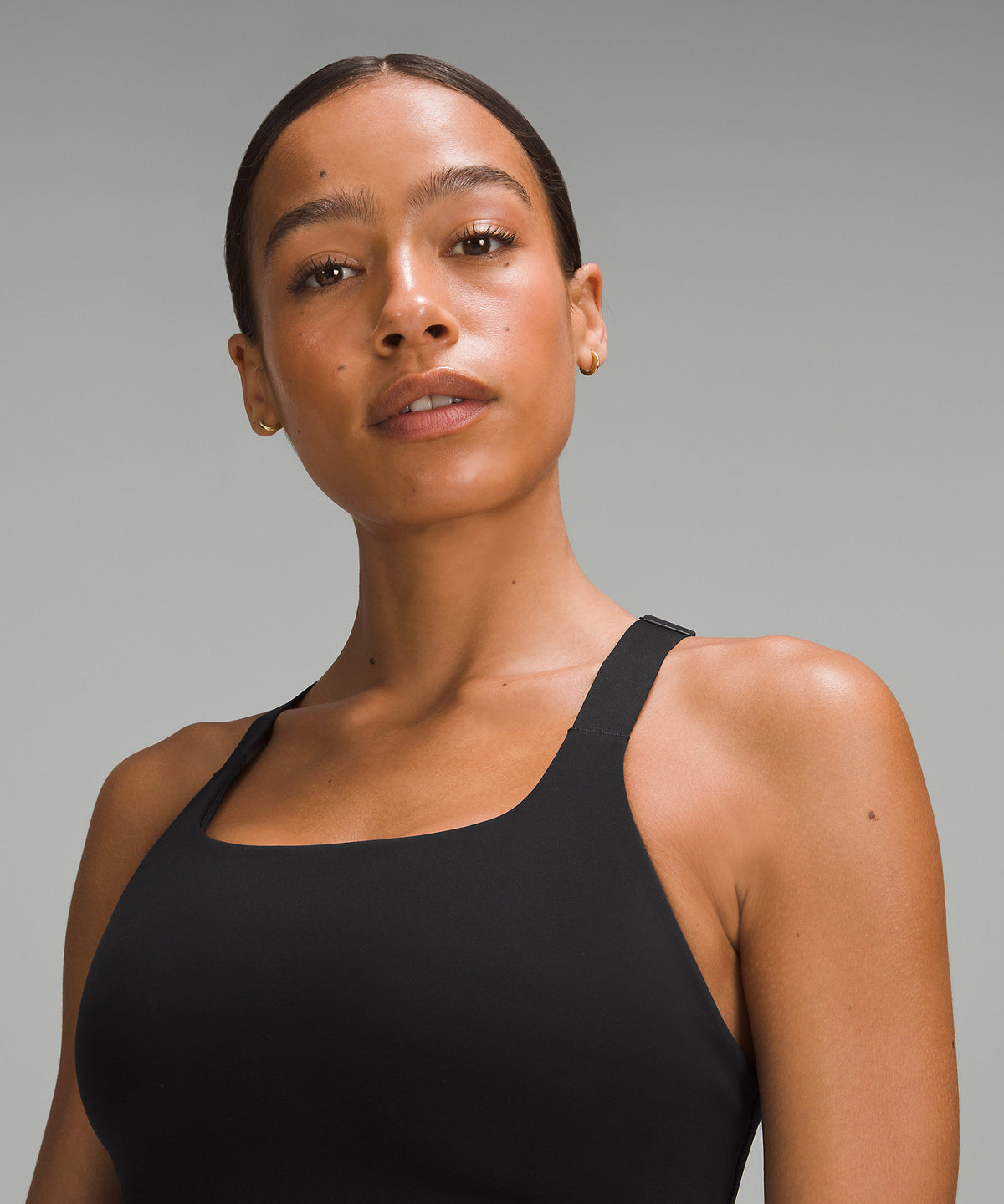 Lululemon Ultralu Square-Neck Workout Bra Medium Support, D/DD Cup - Black - imagen 4