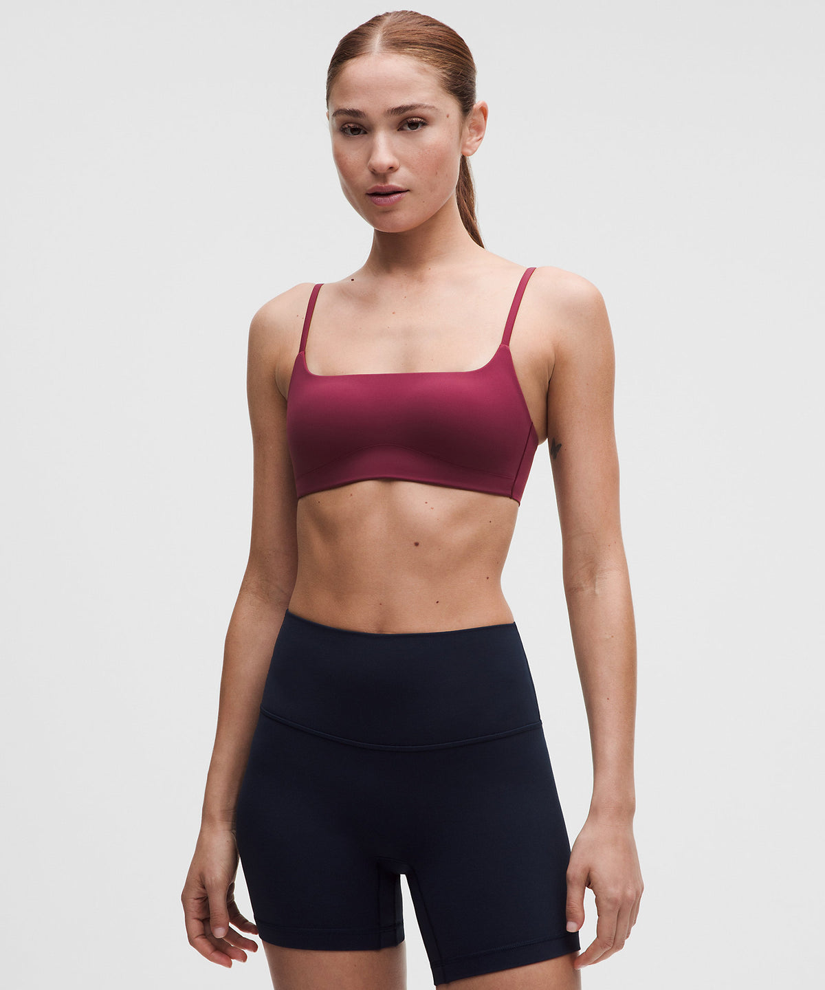 Lululemon Like a Cloud Spaghetti-Strap Bra Light Support, A/B Cup - Burgundy Bay - imagen 1