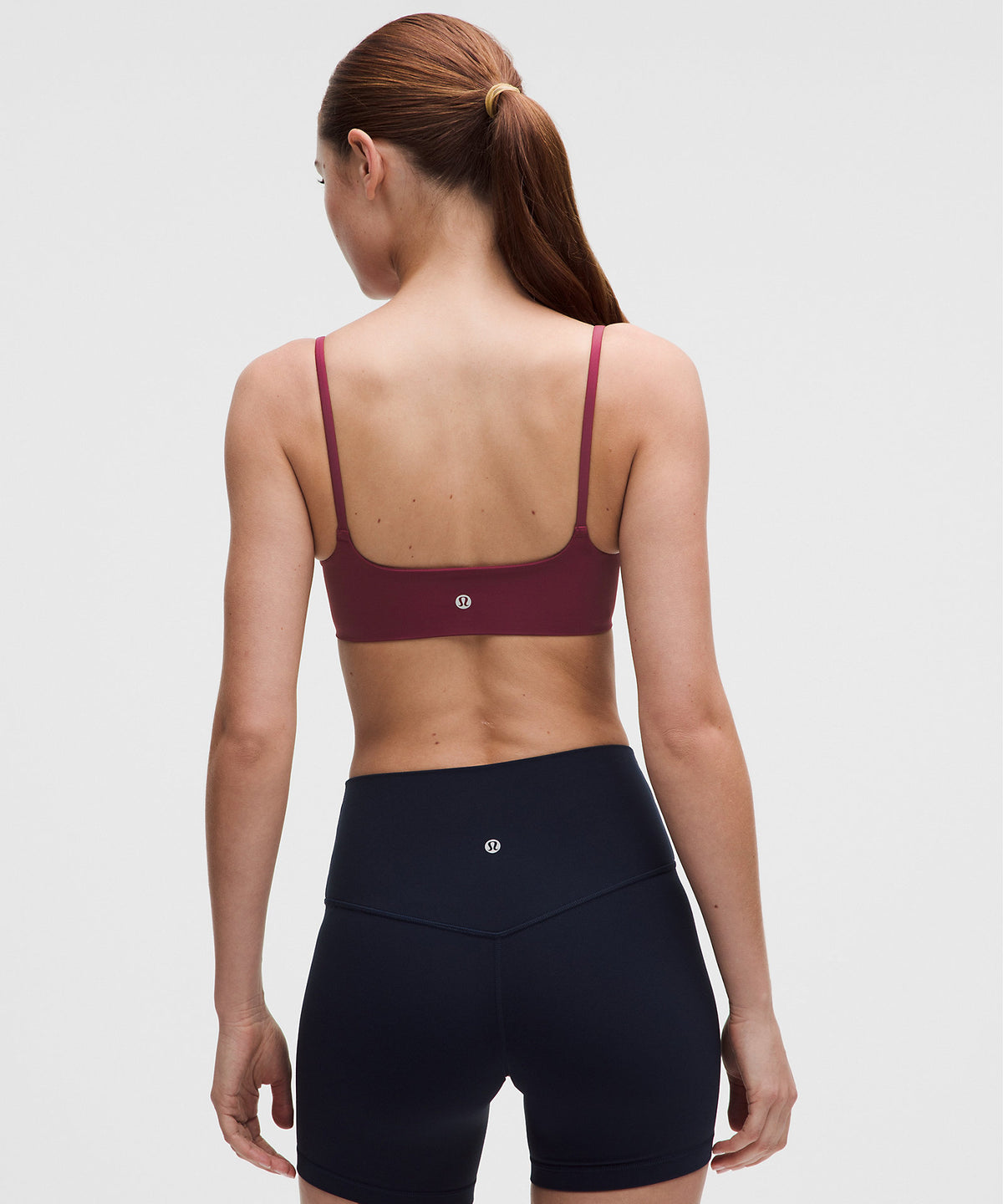 Lululemon Like a Cloud Spaghetti-Strap Bra Light Support, A/B Cup - Burgundy Bay - imagen 2
