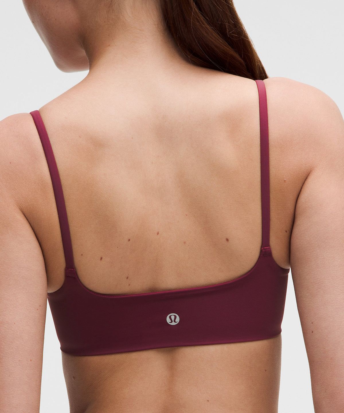 Lululemon Like a Cloud Spaghetti-Strap Bra Light Support, A/B Cup - Burgundy Bay - imagen 4