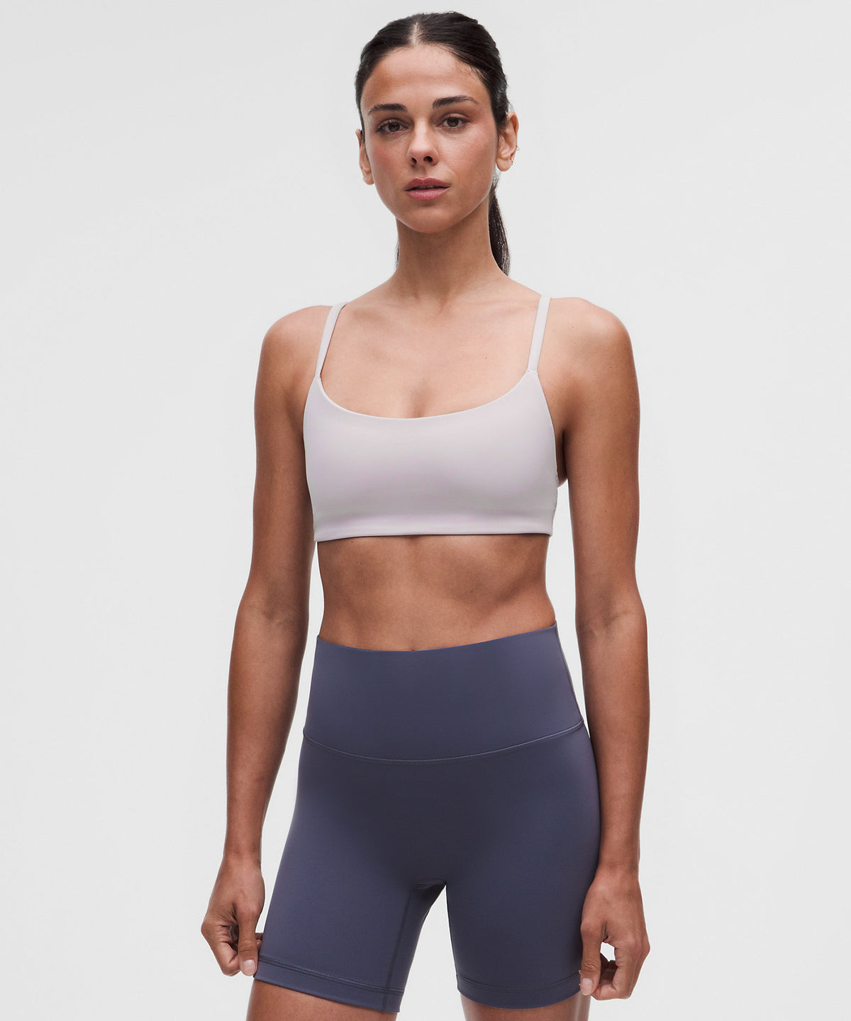 Lululemon Wunder Train Strappy Racer Bra Light Support, A/B Cup - Icy Taupe - imagen 1