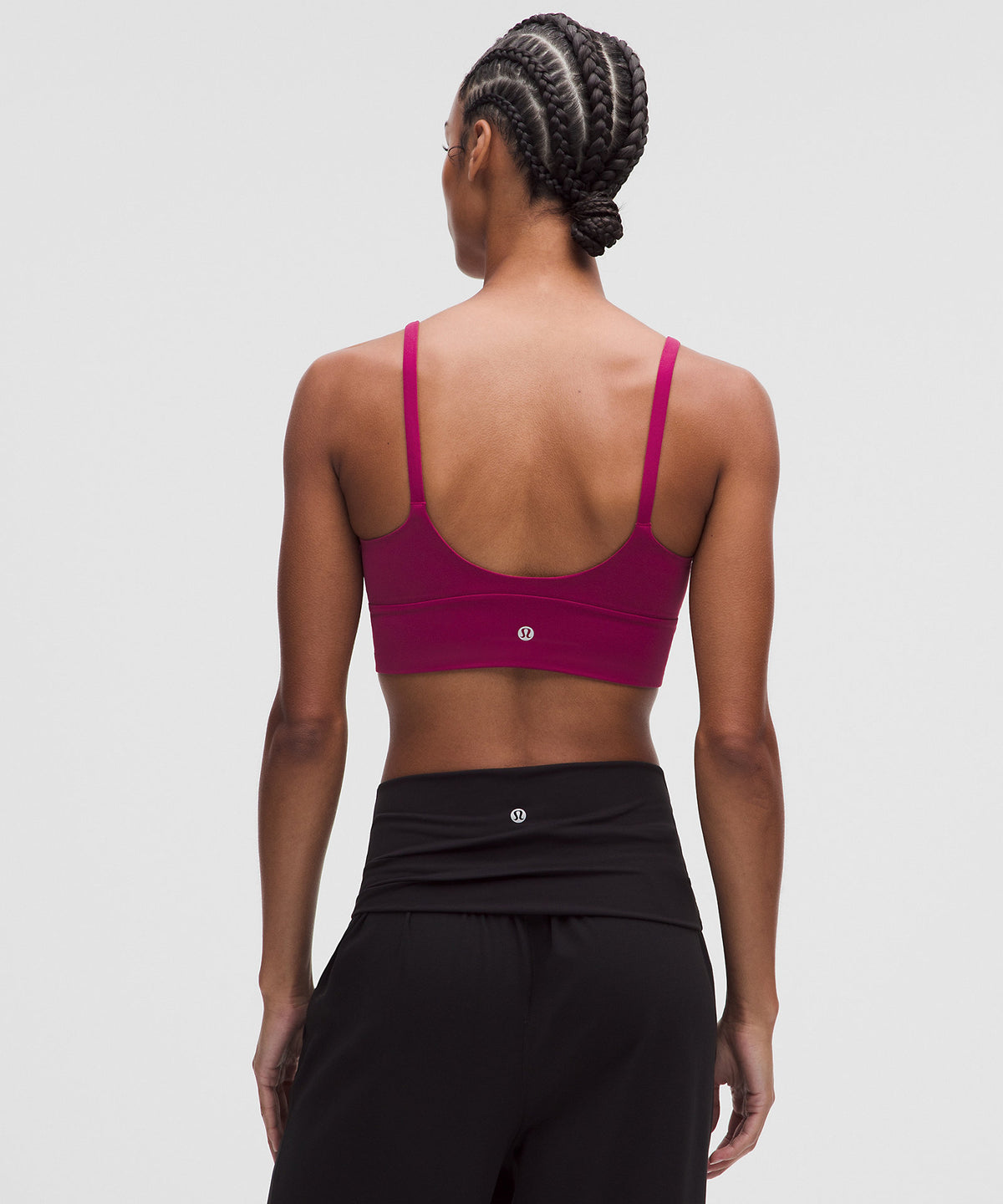 Lululemon Focuser Scoop-Neck Bra Nulu Light Support, C/D Cup - Raspberry Rave - imagen 2