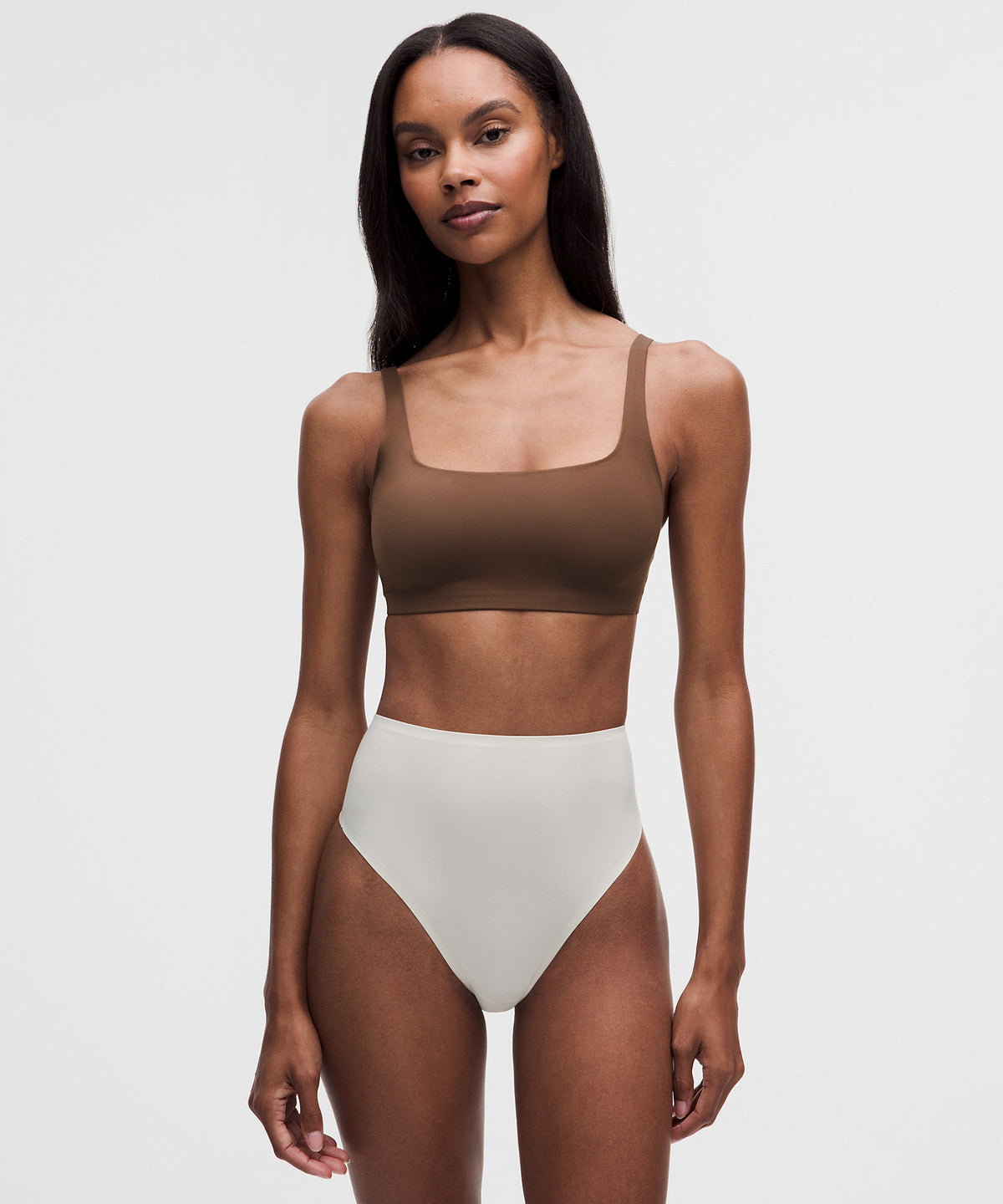 Lululemon Wundermost Ultra-Soft Nulu Scoop-Neck Bralette A–C Cups - Java - imagen 1