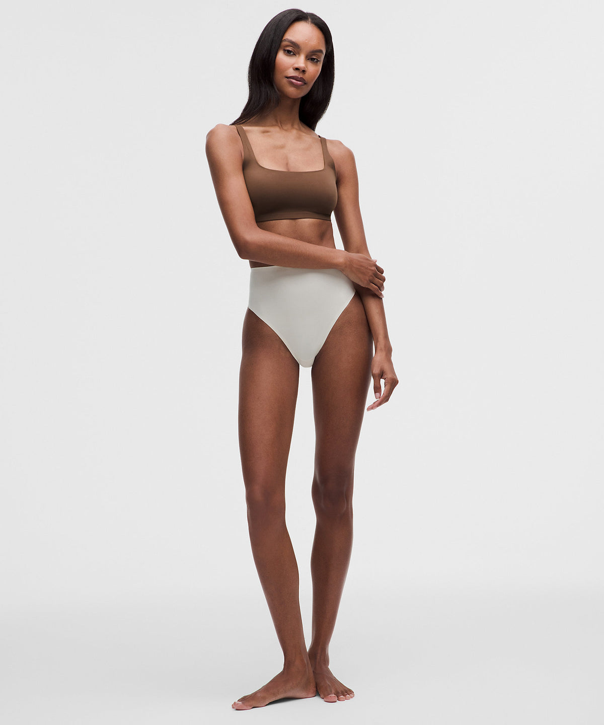 Lululemon Wundermost Ultra-Soft Nulu Scoop-Neck Bralette A–C Cups - Java - imagen 3