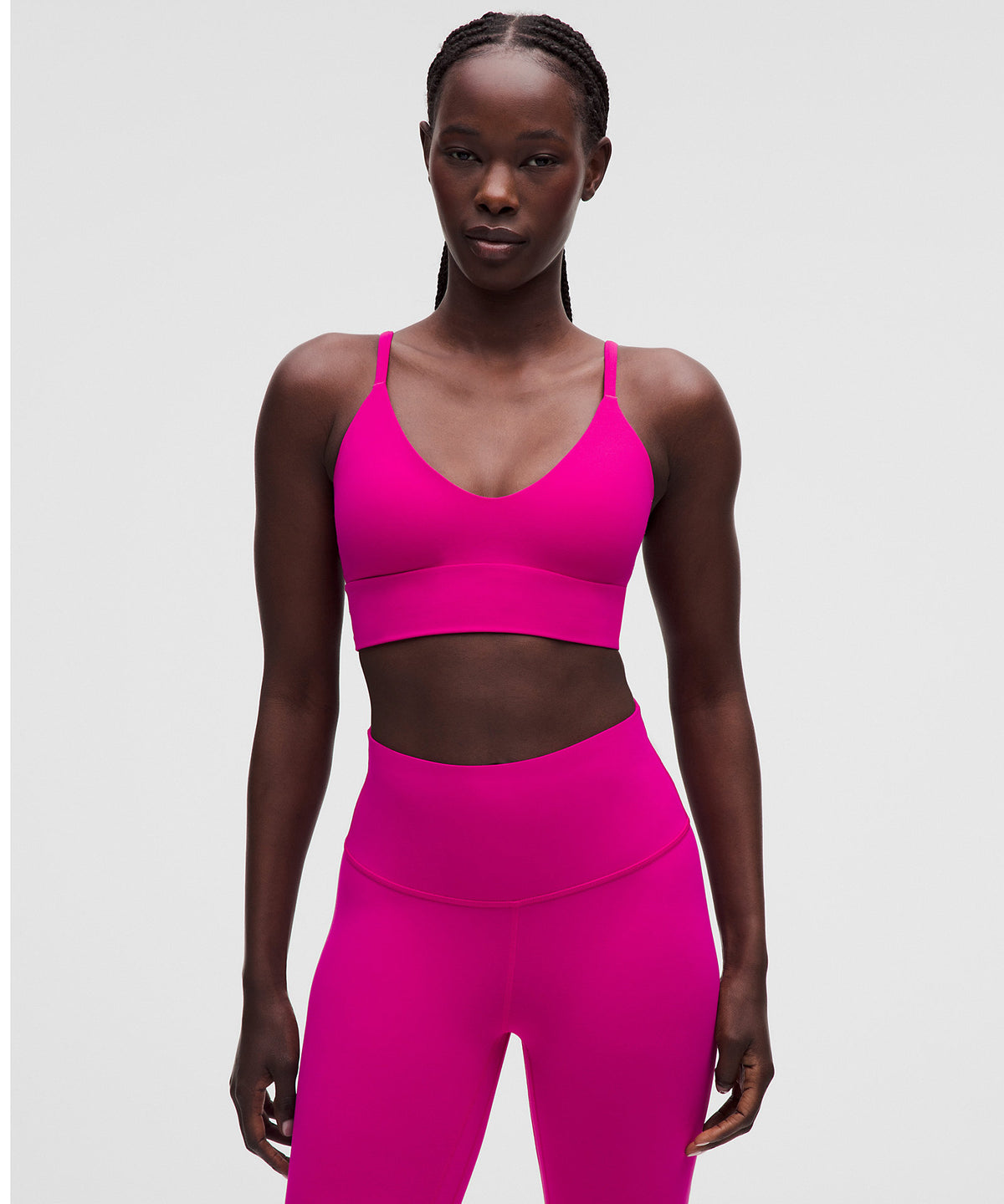 Lululemon Focuser Scoop-Neck Bra Nulu Light Support, A/B Cup - Pink Flare - imagen 1