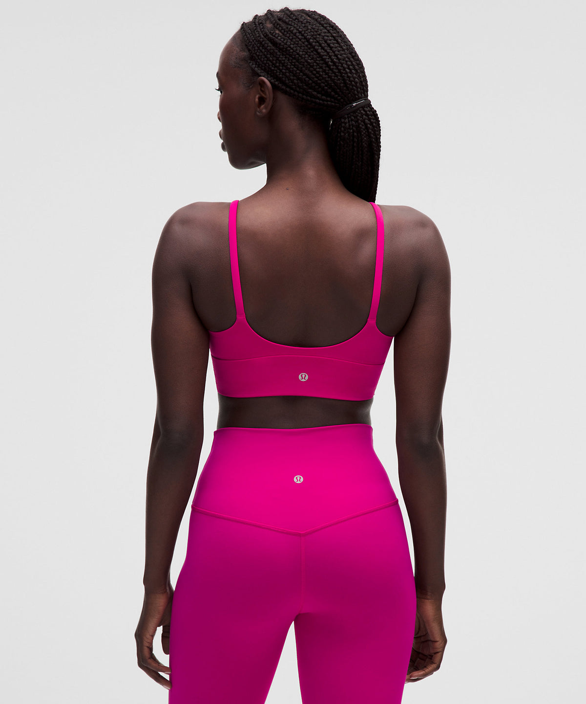 Lululemon Focuser Scoop-Neck Bra Nulu Light Support, A/B Cup - Pink Flare - imagen 2
