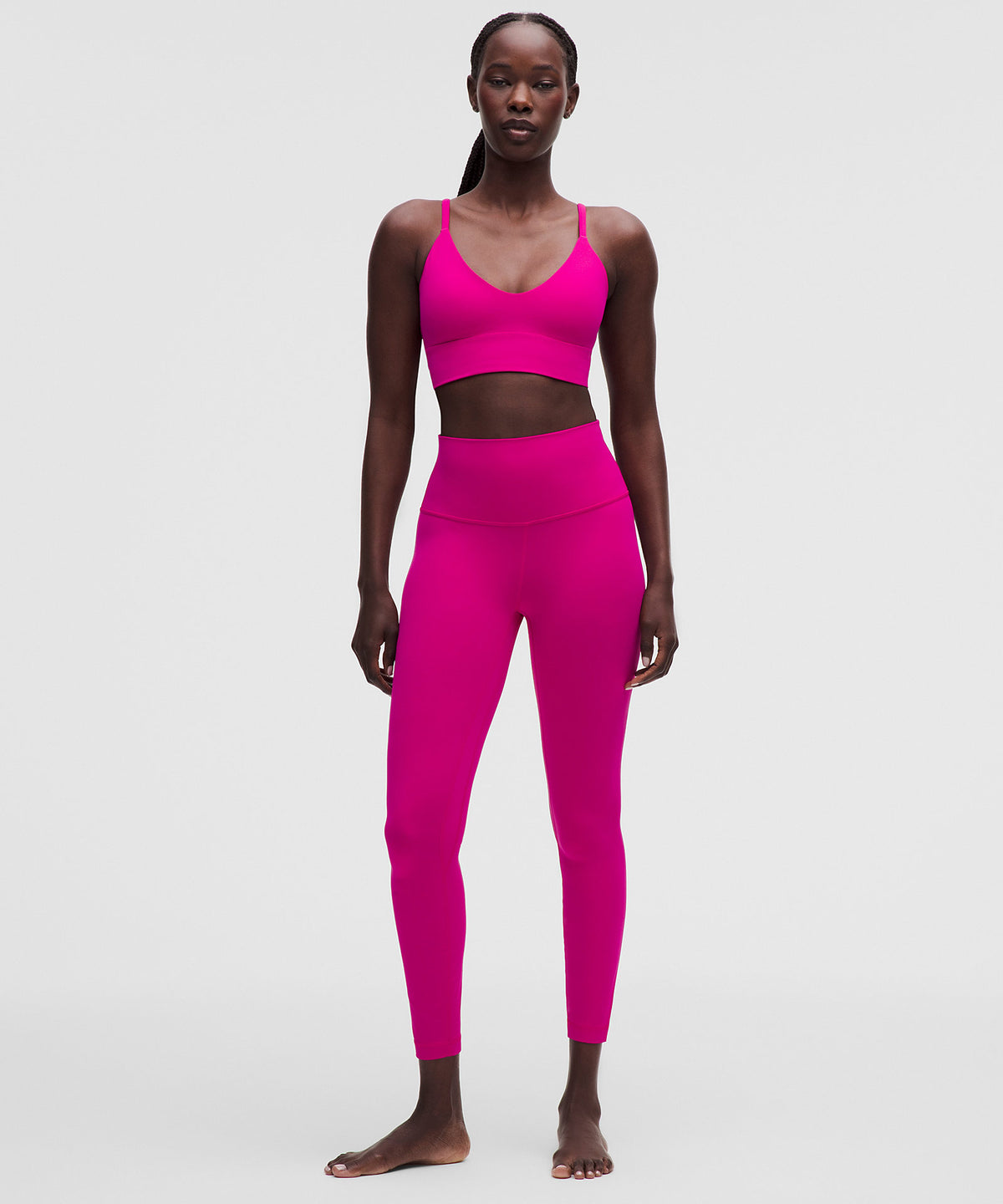 Lululemon Focuser Scoop-Neck Bra Nulu Light Support, A/B Cup - Pink Flare - imagen 3