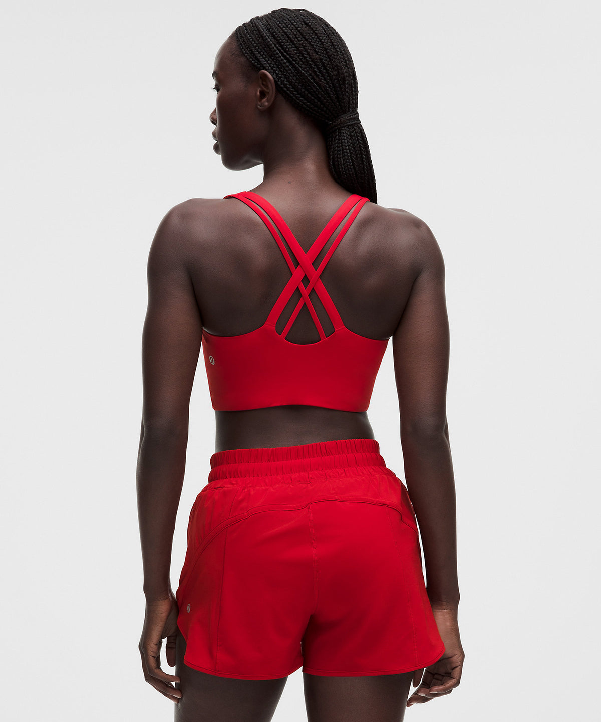 Lululemon Energy Longline Bra Medium Support, B-D Cups Evolve - Oxford Red - imagen 2