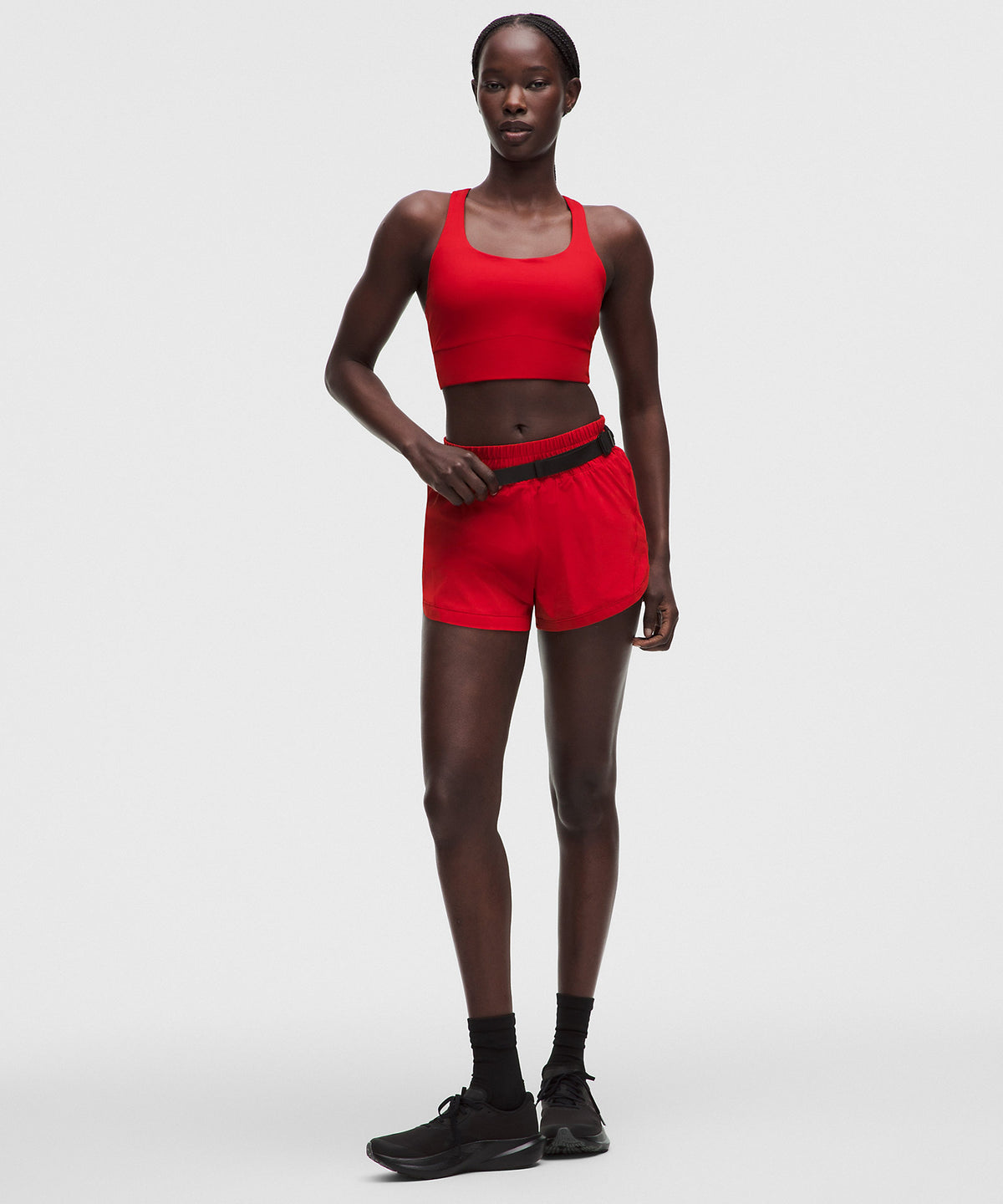 Lululemon Energy Longline Bra Medium Support, B-D Cups Evolve - Oxford Red - imagen 3