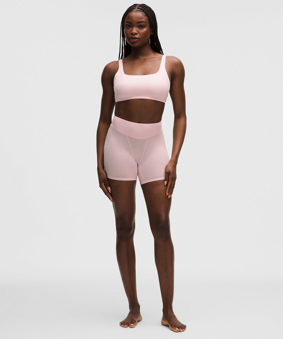 Lululemon Wundermost Ultra-Soft Nulu Scoop-Neck Bralette D–DDD Cups - Pink Pearl - imagen 3