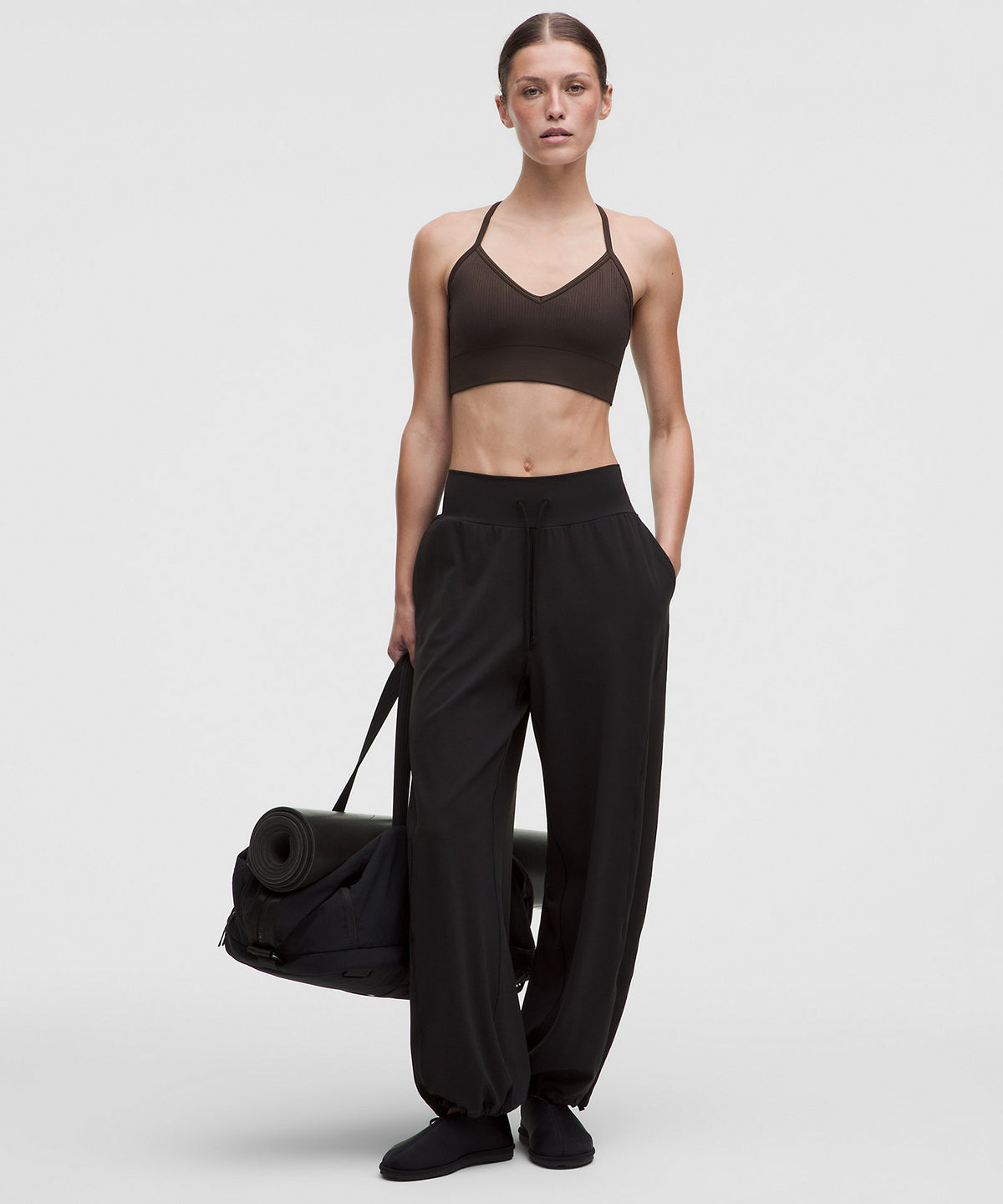 Lululemon Ebb to Street Bra Light Support, B/C Cup - Mahogany Muse - imagen 3