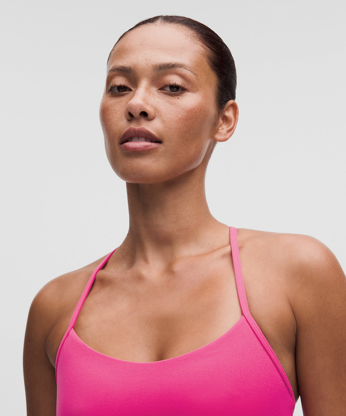 Lululemon Flow Y Bra Nulu Light Support, A–C Cups - Flamingo Fun Tone - imagen 4