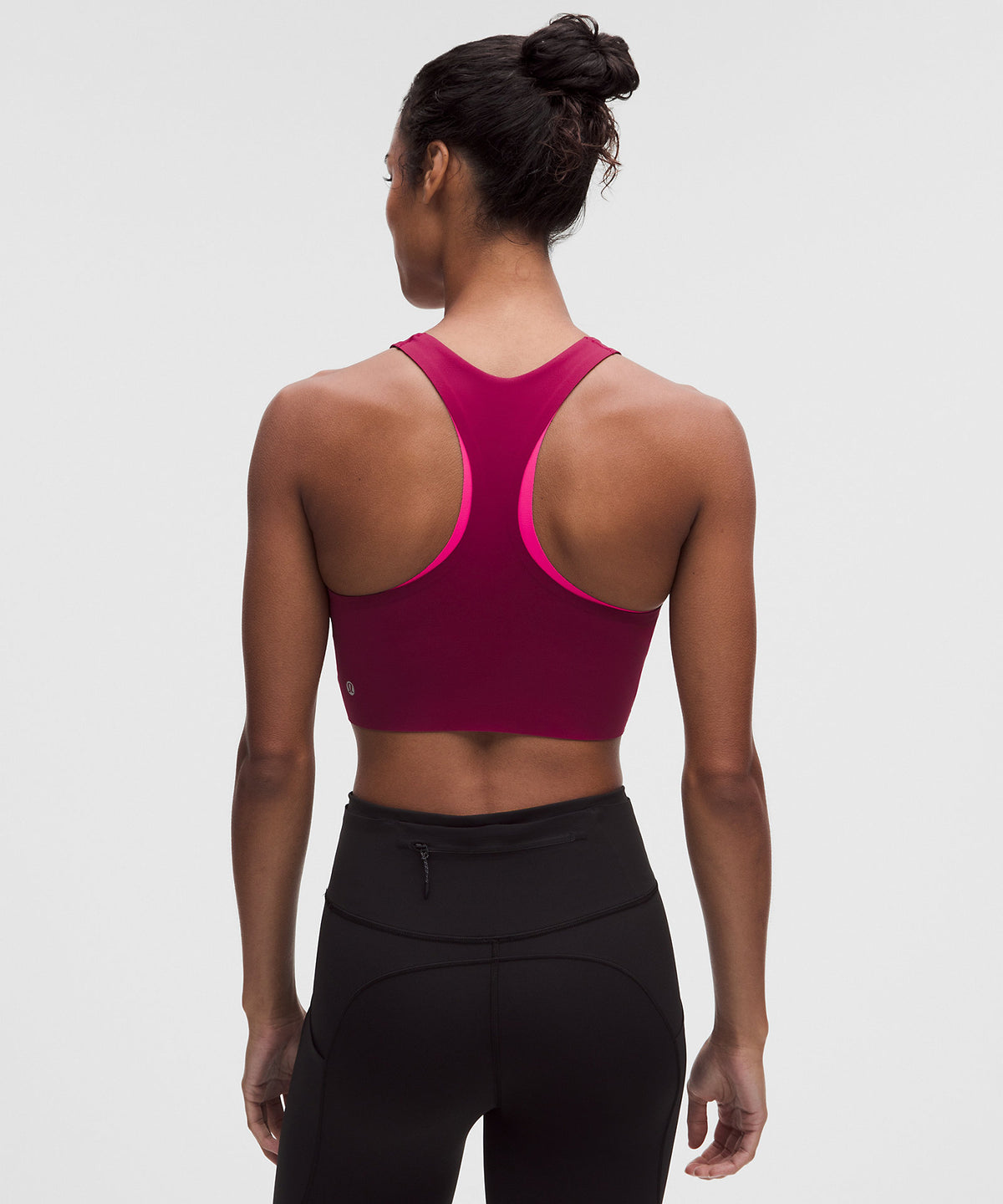 Lululemon Fast and Free Bra Medium Support, B/C Cup - Raspberry Rave - imagen 2