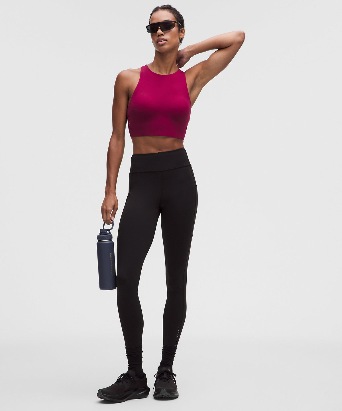 Lululemon Fast and Free Bra Medium Support, B/C Cup - Raspberry Rave - imagen 3