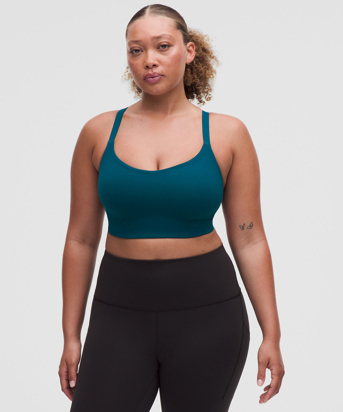 Lululemon Wunder Train Strappy Racer Bra DDD/G Cup - Remixed Marine - imagen 1