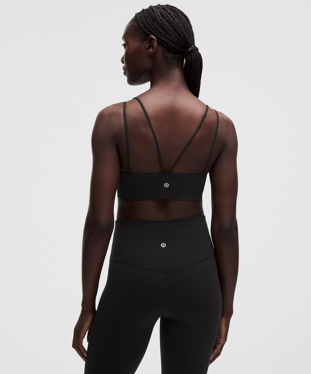 Lululemon FlexyFlex Double-Strap Yoga Bra Light Support, A-C Cups - Black - imagen 2