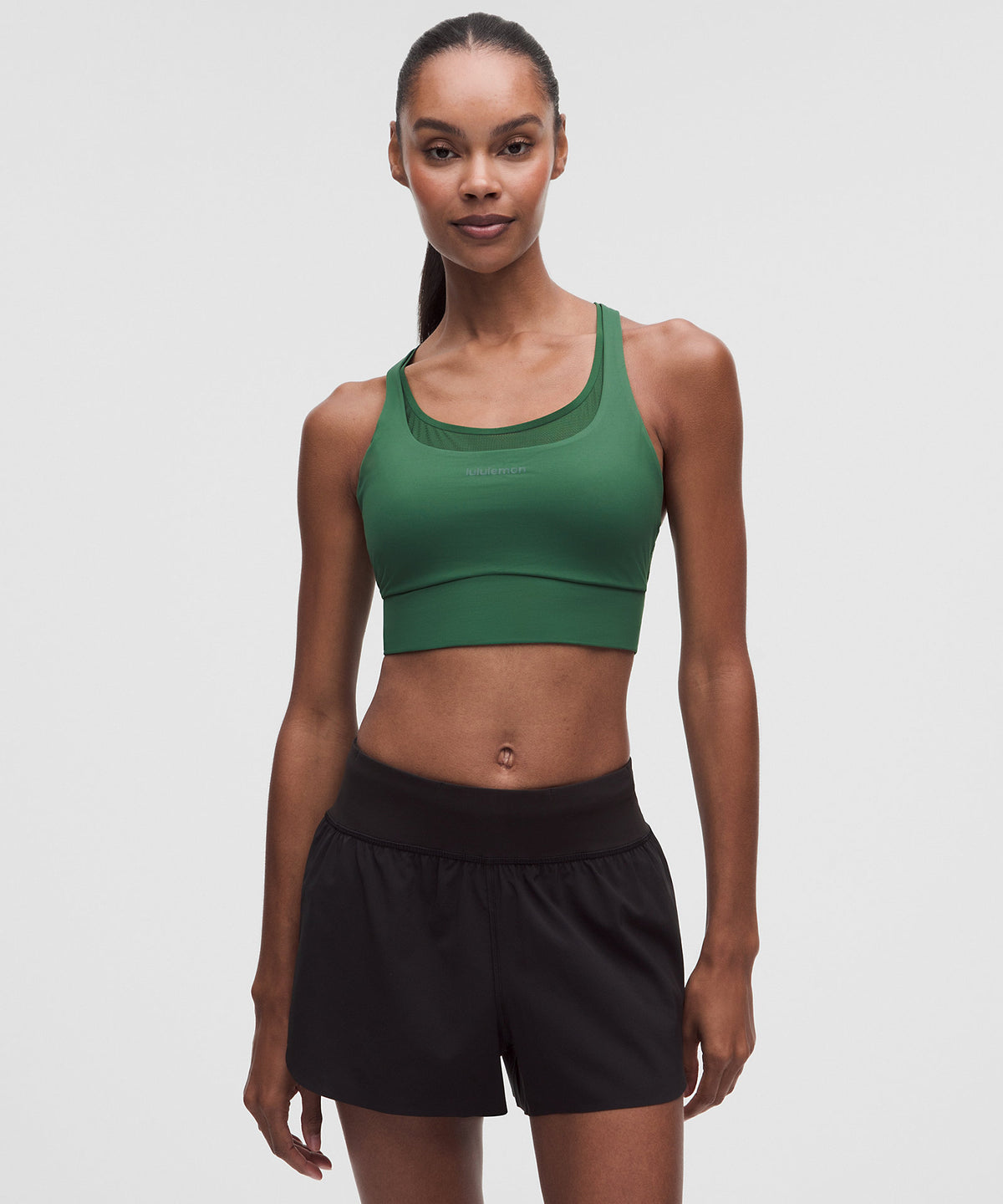 Lululemon Energy Longline Bra with Storage Evolve Medium Support, B/C Cup - Ivy Grove - imagen 1