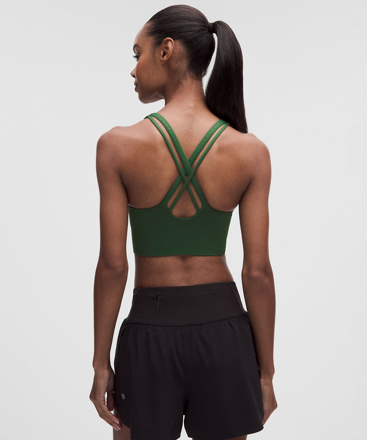 Lululemon Energy Longline Bra with Storage Evolve Medium Support, B/C Cup - Ivy Grove - imagen 2